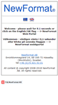 Mobile Screenshot of newformat.se